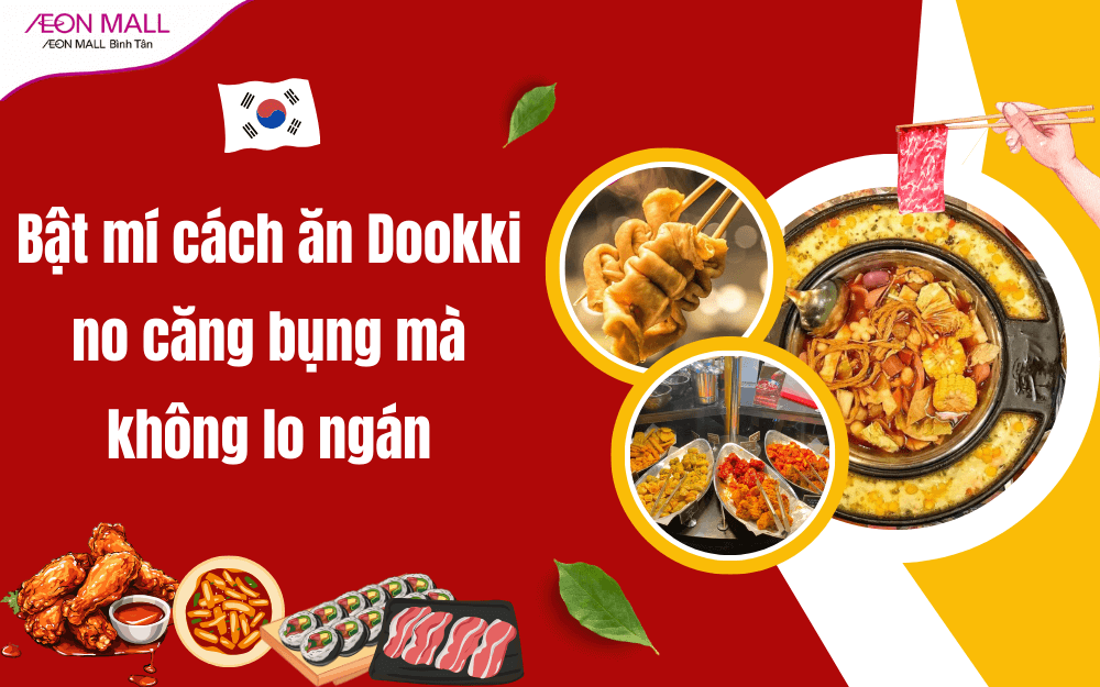 Bật mí cách ăn Dookki no căng bụng mà không lo ngán