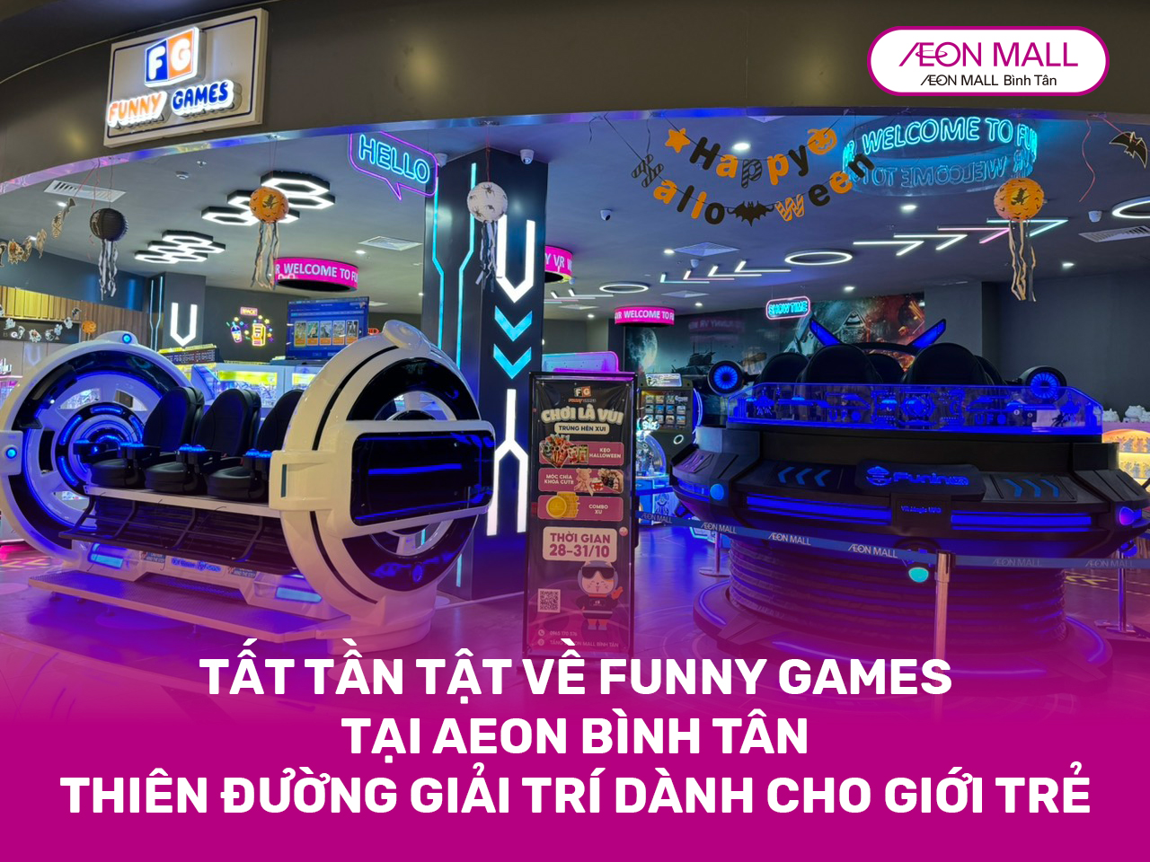 TẤT TẦN TẬT VỀ FUNNY GAMES TẠI AEON BÌNH TÂN: THIÊN ĐƯỜNG GIẢI TRÍ DÀNH CHO GIỚI TRẺ