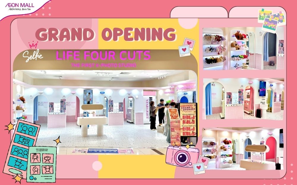 [GRAND OPENING] LẦN ĐẦU TIÊN RA MẮT PHOTOBOOTH HOÀNH TRÁNG - LIFE FOR CUTS