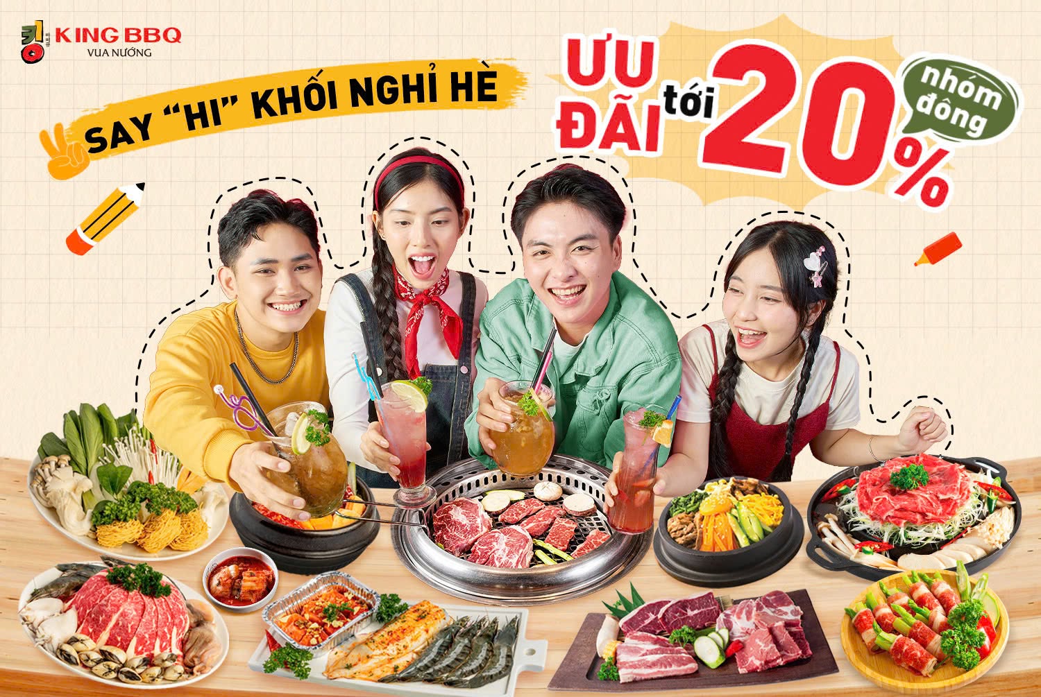 Ưu đãi khách đoàn - Rộn ràng đặt tiệc
