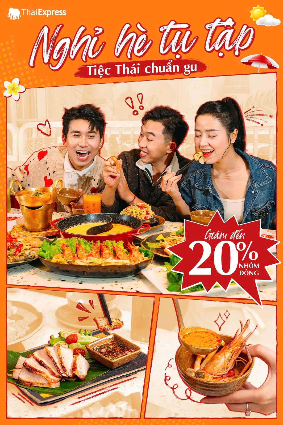 Ưu đãi khách đoàn - Rộn ràng đặt tiệc