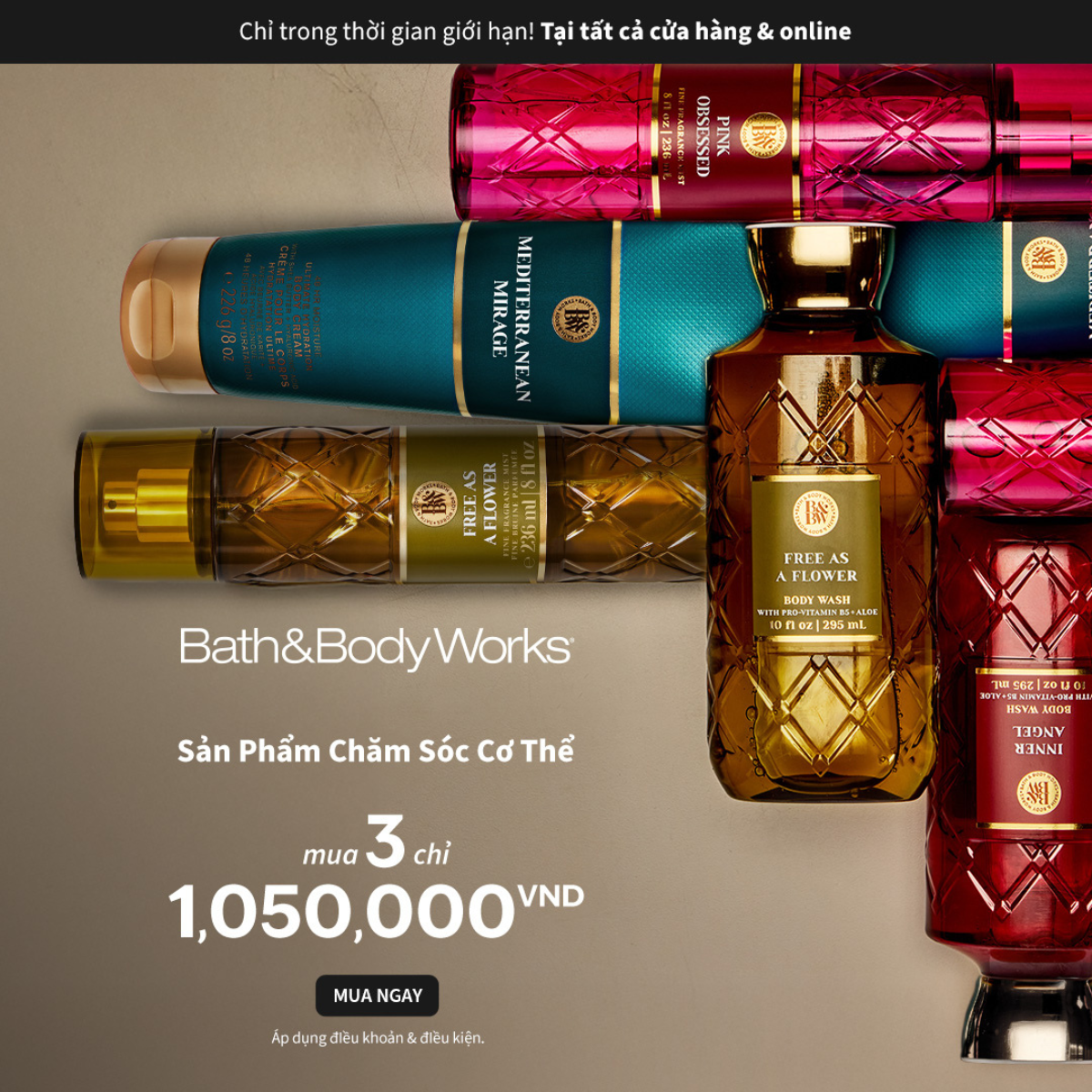 DEAL HỜI TẠI BATH & BODY WORKS