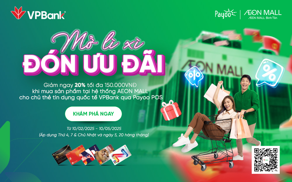 VPBANK - MỞ LÌ XÌ ĐÓN ƯU ĐÃI