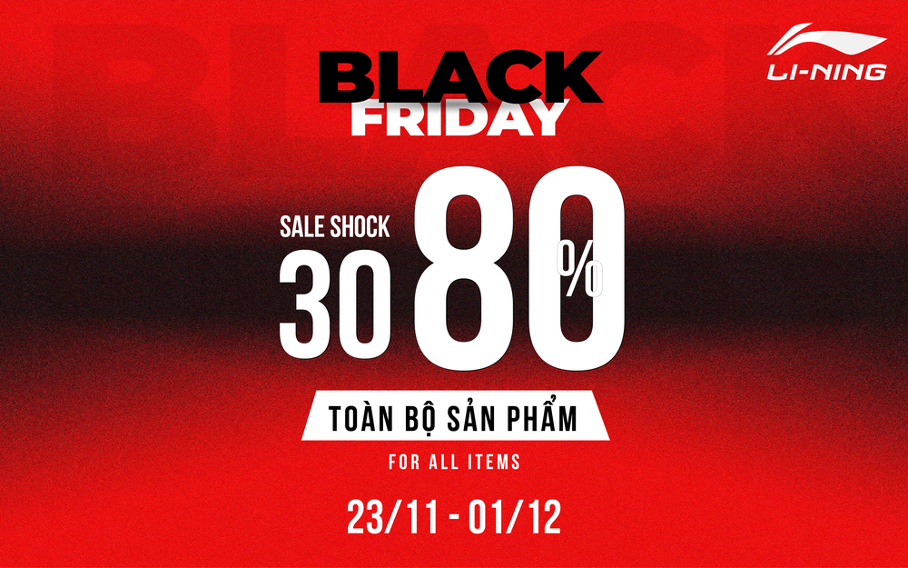 LINING | BLACK FRIDAY SALE UP TO 80% FOR ALL ITEMS