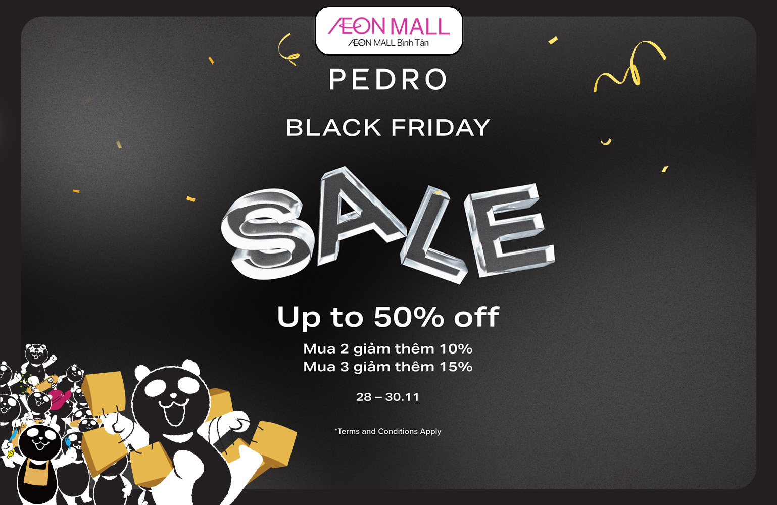 PEDRO | BLACK FRIDAY - SALE UP TO 50% BUY 2 GET EXTRA 10% OFF - BUY 3 GET EXTRA 15% OFF