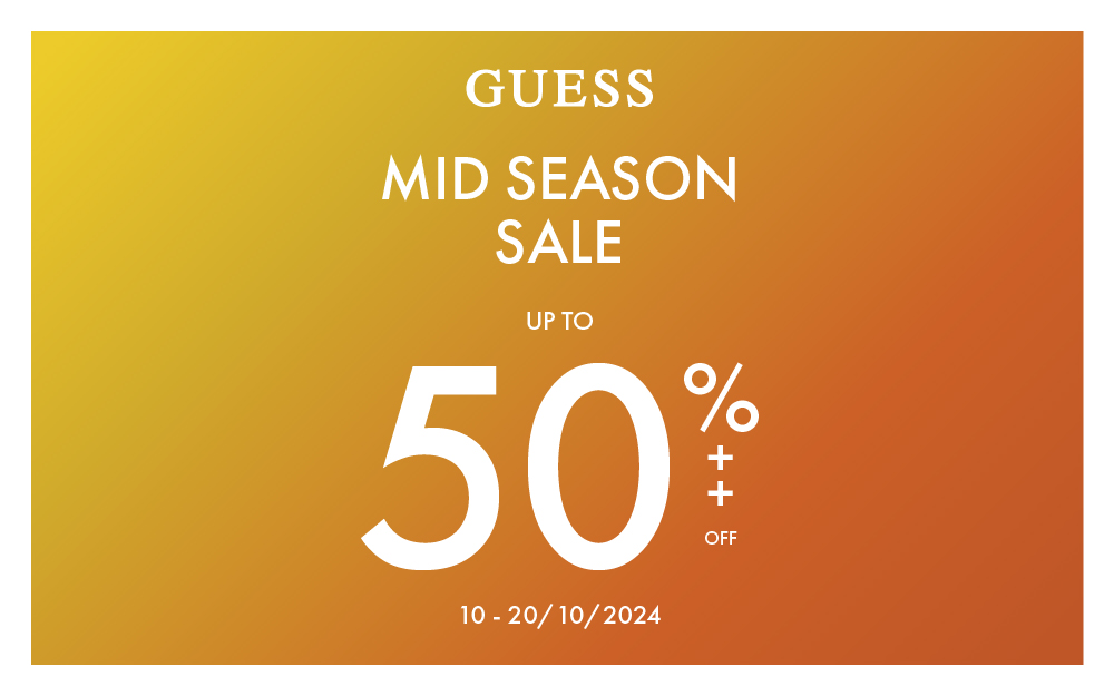 GUESS | MID SEASON SALE UP TO 50%++ MANY ITEMS