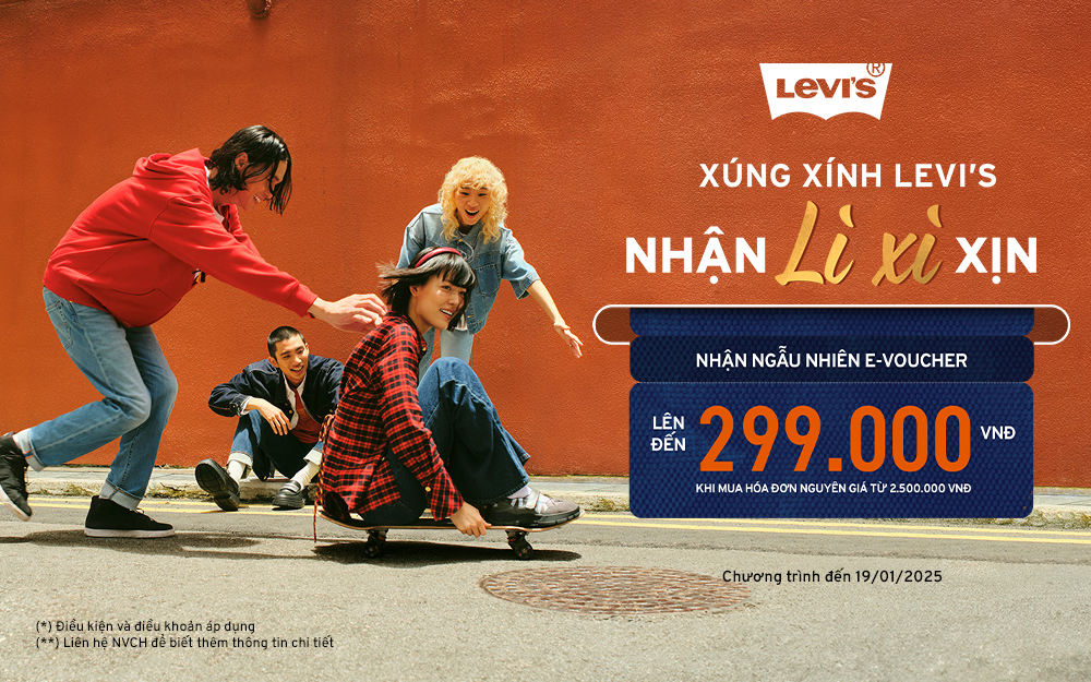 Xúng Xính Levi's, Nhận Lì Xì Xịn 🧧