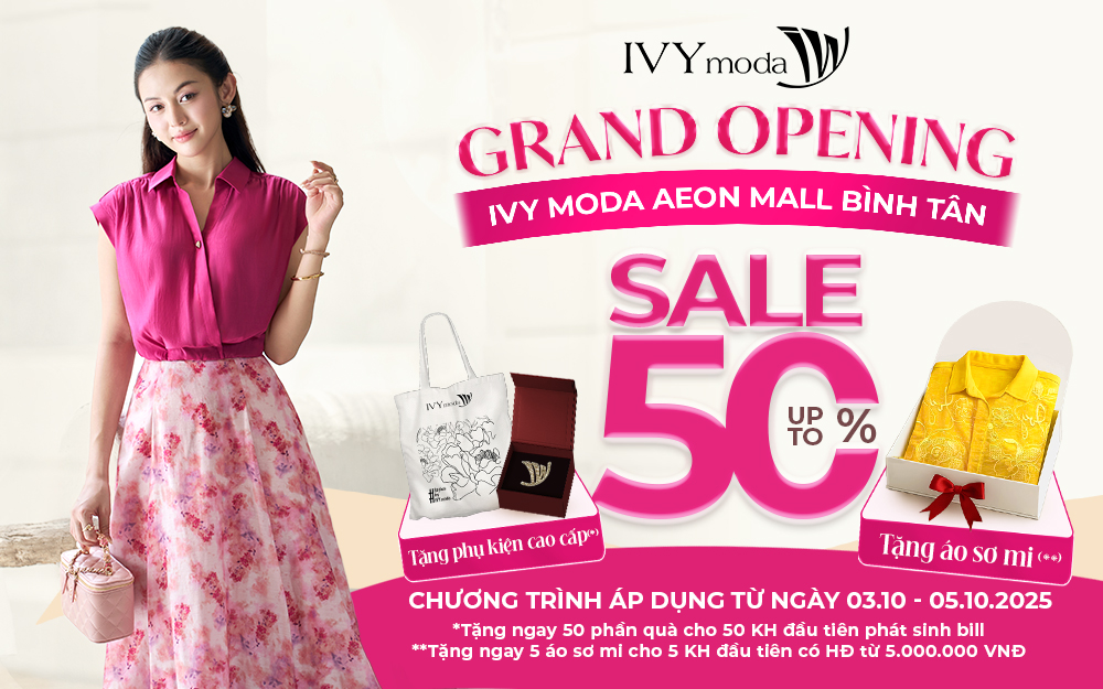 IVY MODA - KHAI TRƯƠNG RỘN RÀNG – NGẬP TRÀN QUÀ TẶNG