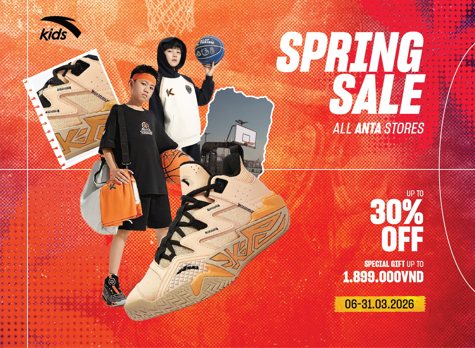 ƯU ĐÃI BAO LA, BÉ THẢ GA MẶC ĐẸP DU XUÂN CÙNG SALE ĐỈNH, QUÀ XỊN TỪ ANTA KIDS 