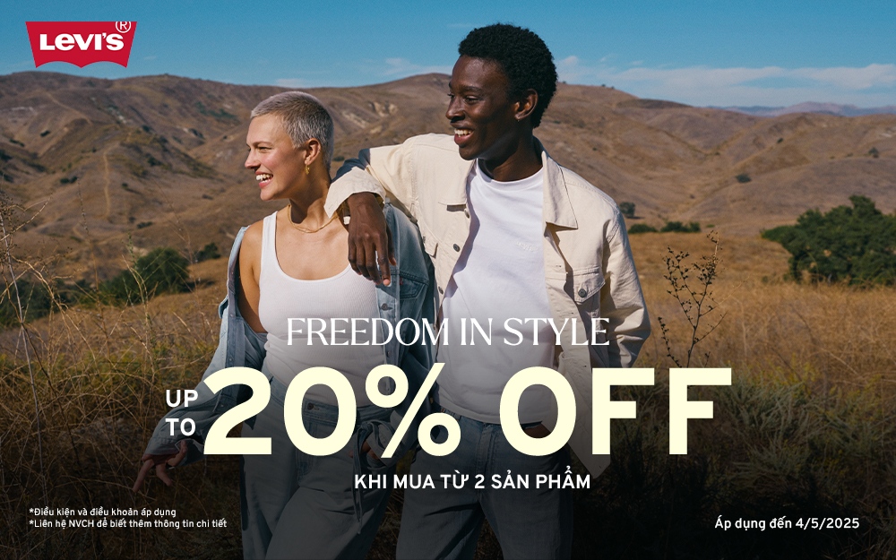 FIND YOUR FREEDOM IN STYLE – 20% OFF FOR SECOND ITEMS