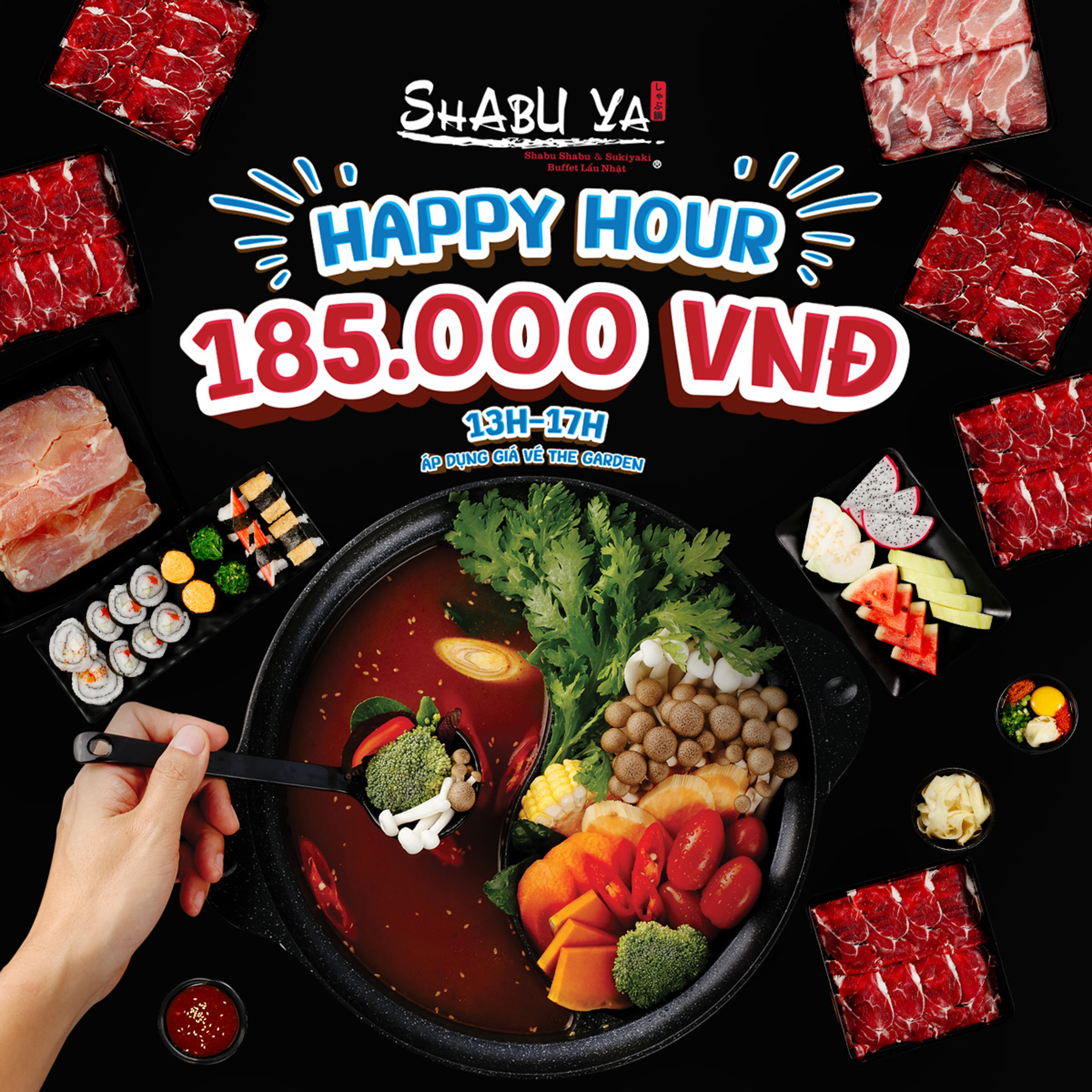 CHÀO THÁNG 10 - BẬT MODE HAPPY HOUR CÙNG SHABU YA!