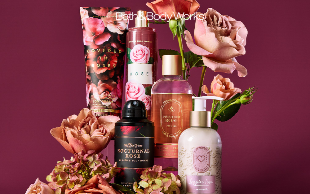 Khám phá bộ sưu tập hoa hồng hoàn toàn mới của Bath & Body Works