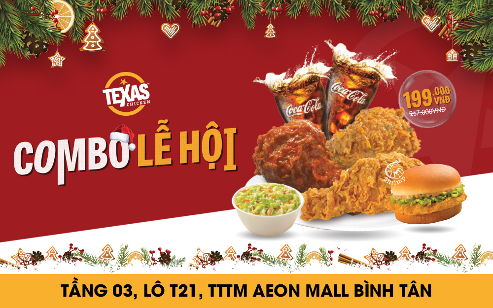 TEXAS CHICKEN | VUI LỄ HỘI RỘN RÀNG, MĂM GÀ RÁN GIÒN TAN