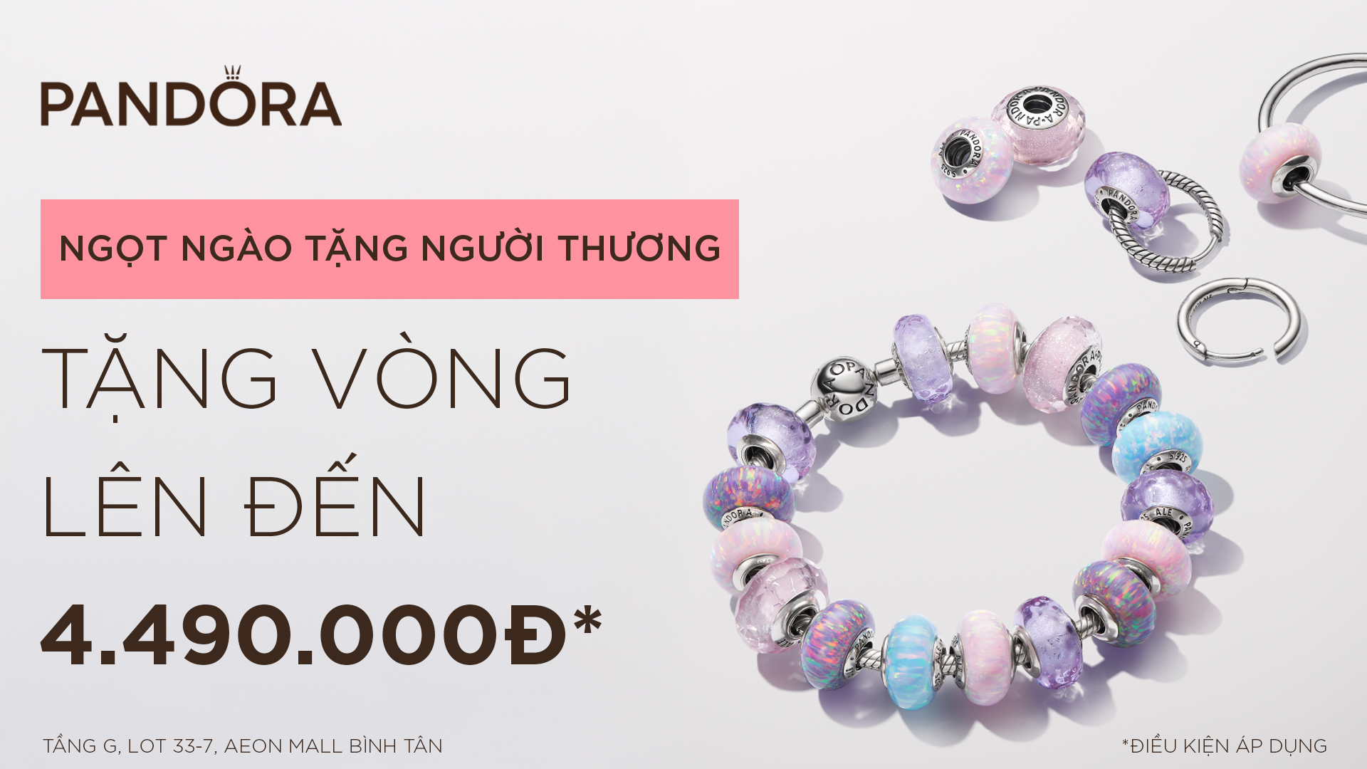 NGỌT NGÀO TẶNG NGƯỜI THƯƠNG - TẶNG VÒNG LÊN ĐẾN 4.490.000Đ