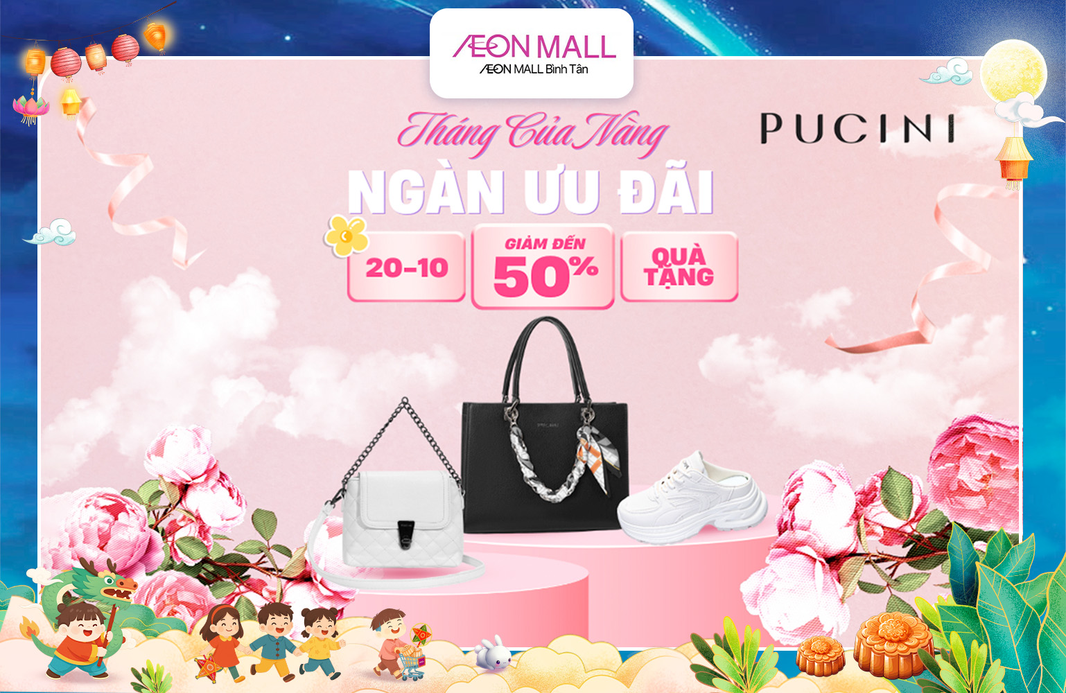PUCINI – SALE ĐẶC BIỆT THÁNG 10