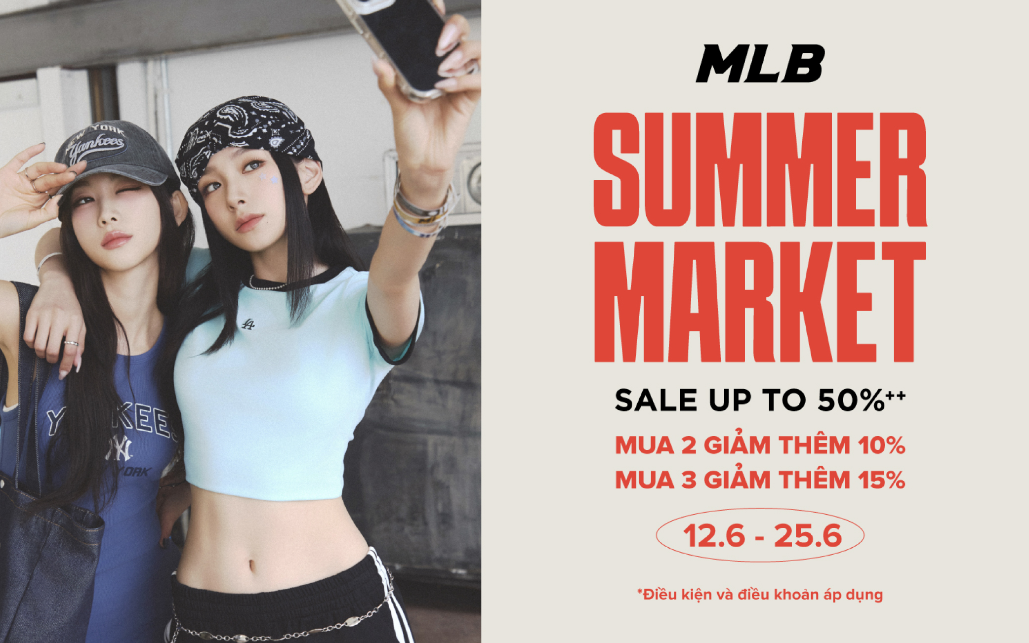 MLB SUMMER BAZAAR| SALE UP TO 50% ++ WITH MANY HOT ITEAMS