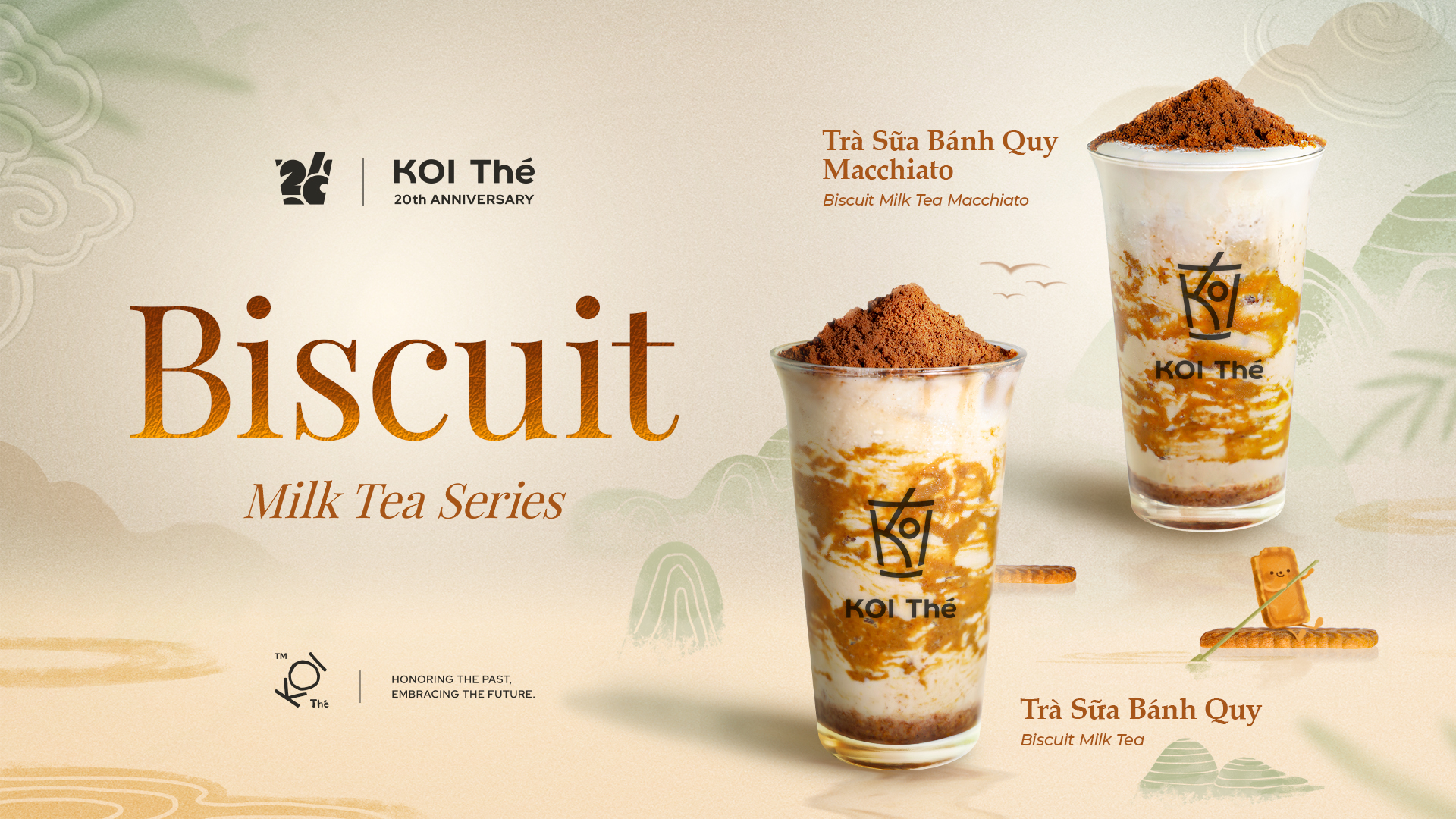 RA MẮT BISCUIT MILK TEA SERIES