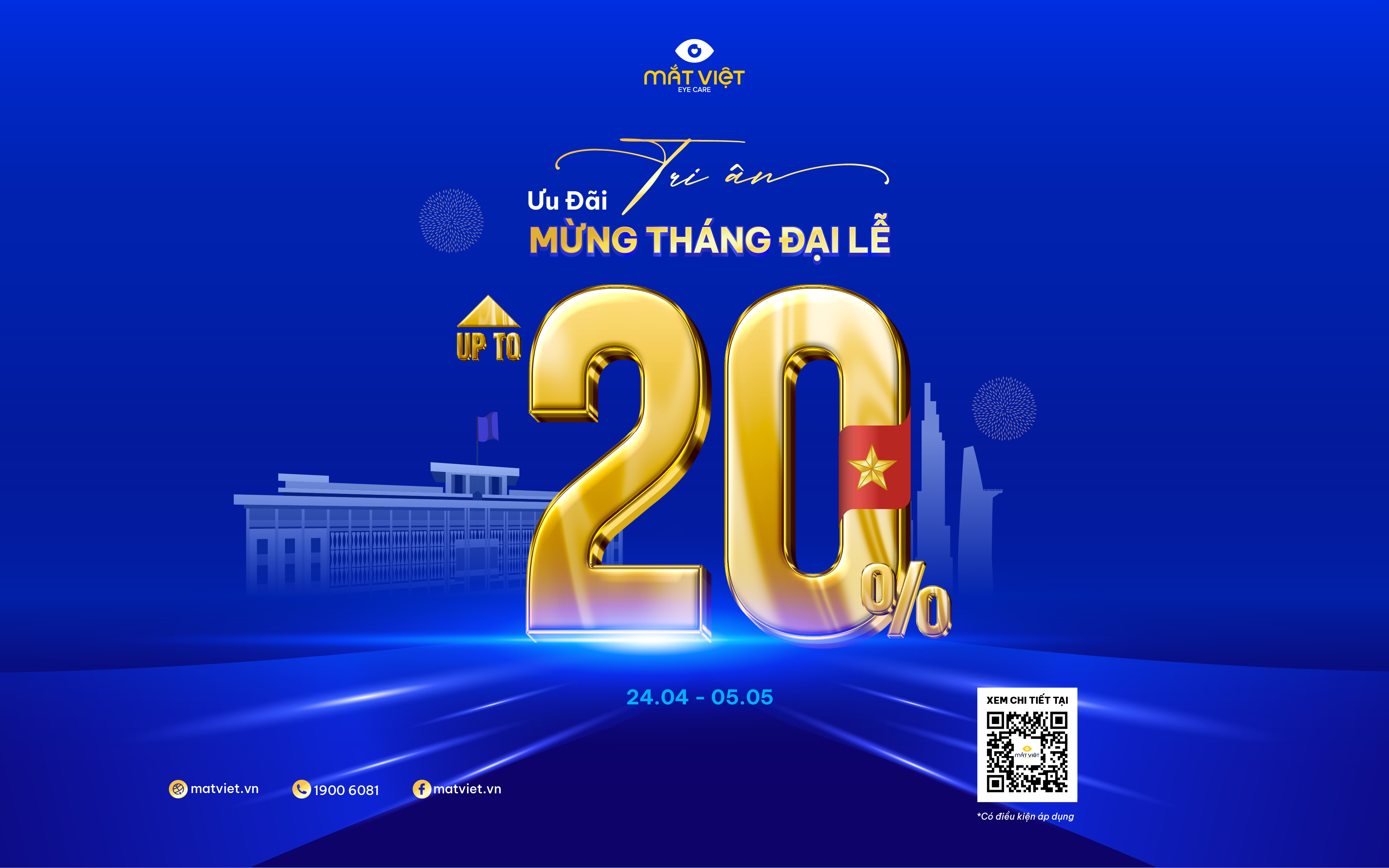 MỪNG ĐẠI LỄ - ƯU ĐÃI TRI ÂN TẠI MẮT VIỆT