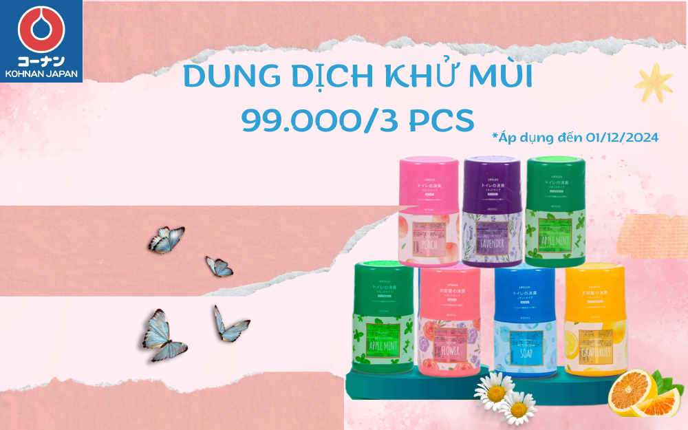 KOHNAN | HÓA ĐƠN 99.000K CHO 3 SẢN PHẨM BẤT KỲ