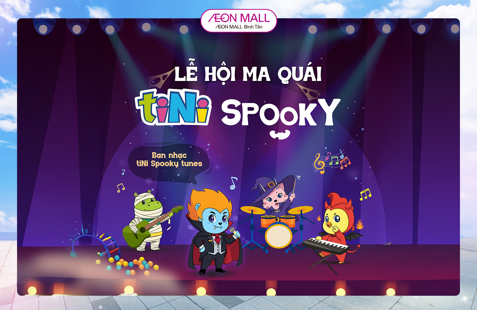 ĐẾN TINIWORLD CHƠI VỚI SPOOKY PLAYGROUND THÁNG 10