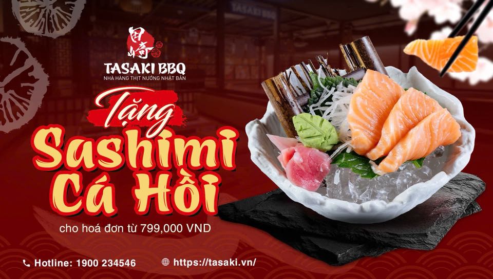 Chương trình tặng sashimi gọi món