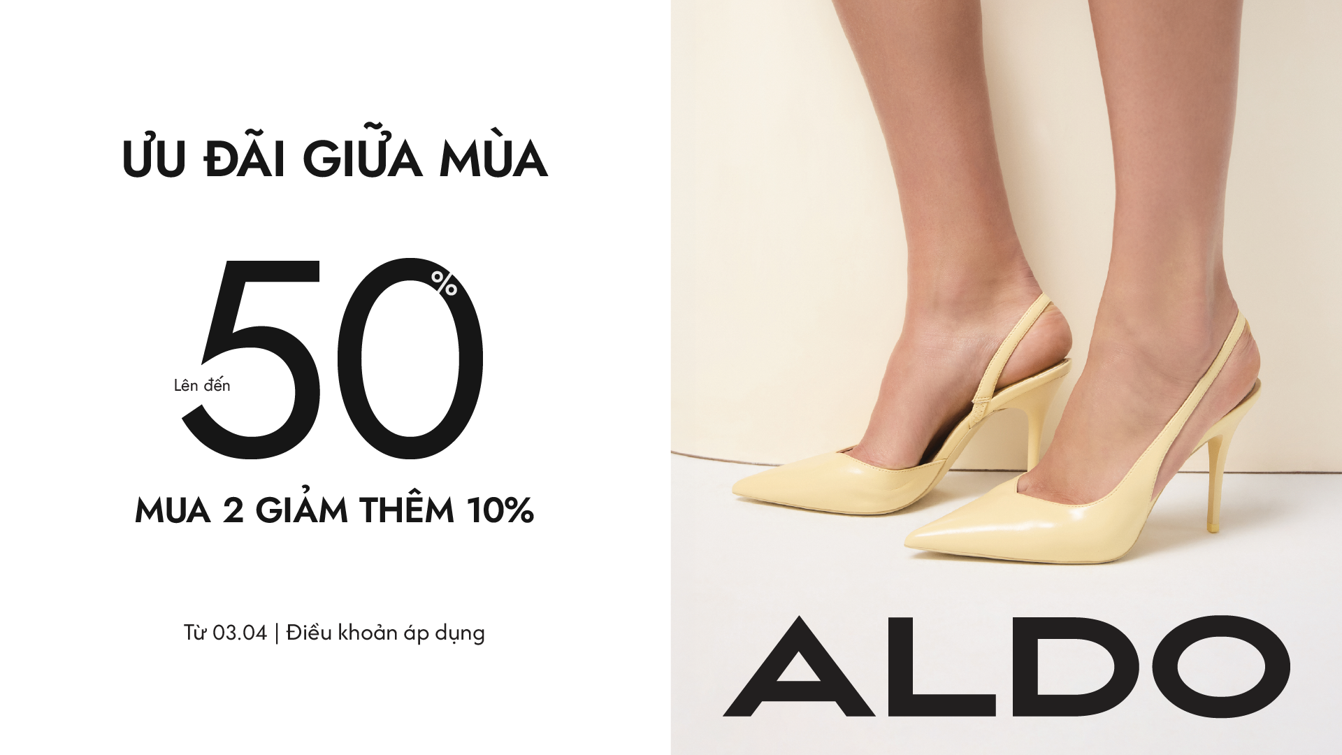 ALDO | ƯU ĐÃI GIỮA MÙA