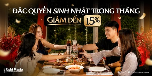 ĐẶC QUYỀN SINH NHẬT TRONG THÁNG - GIẢM ĐẾN 15%