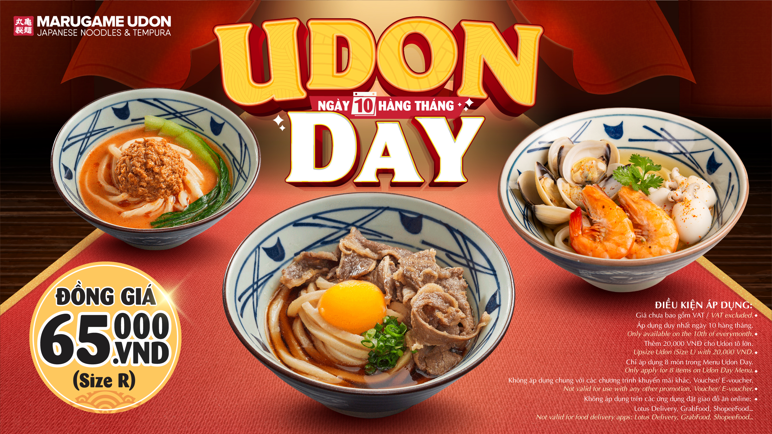 UDON DAY NGÀY 10 - ĐỒNG GIÁ 65,000 VND