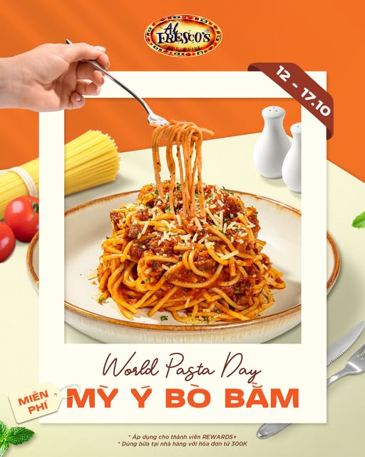 PASTA LOVERS ƠI, Ở ĐÂY CÓ MỲ Ý BÒ BẰM MIỄN PHÍ