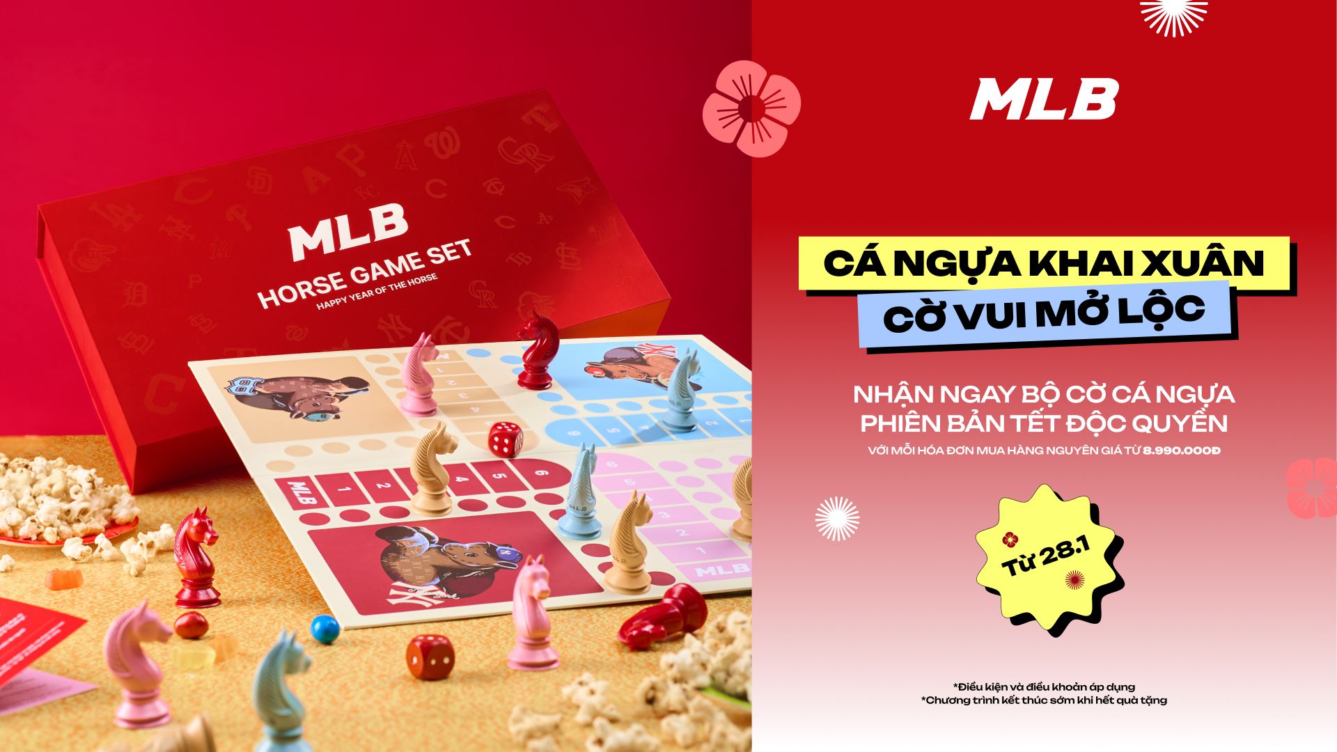 CÁ NGỰA KHAI XUÂN, CỜ VUI MỞ LỘC CÙNG MLB