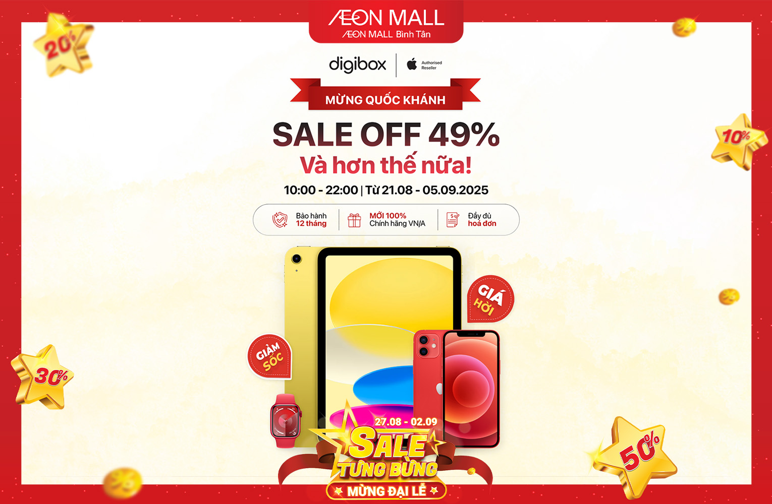 MỪNG QUỐC KHÁNH – SALE KHỦNG 49%++