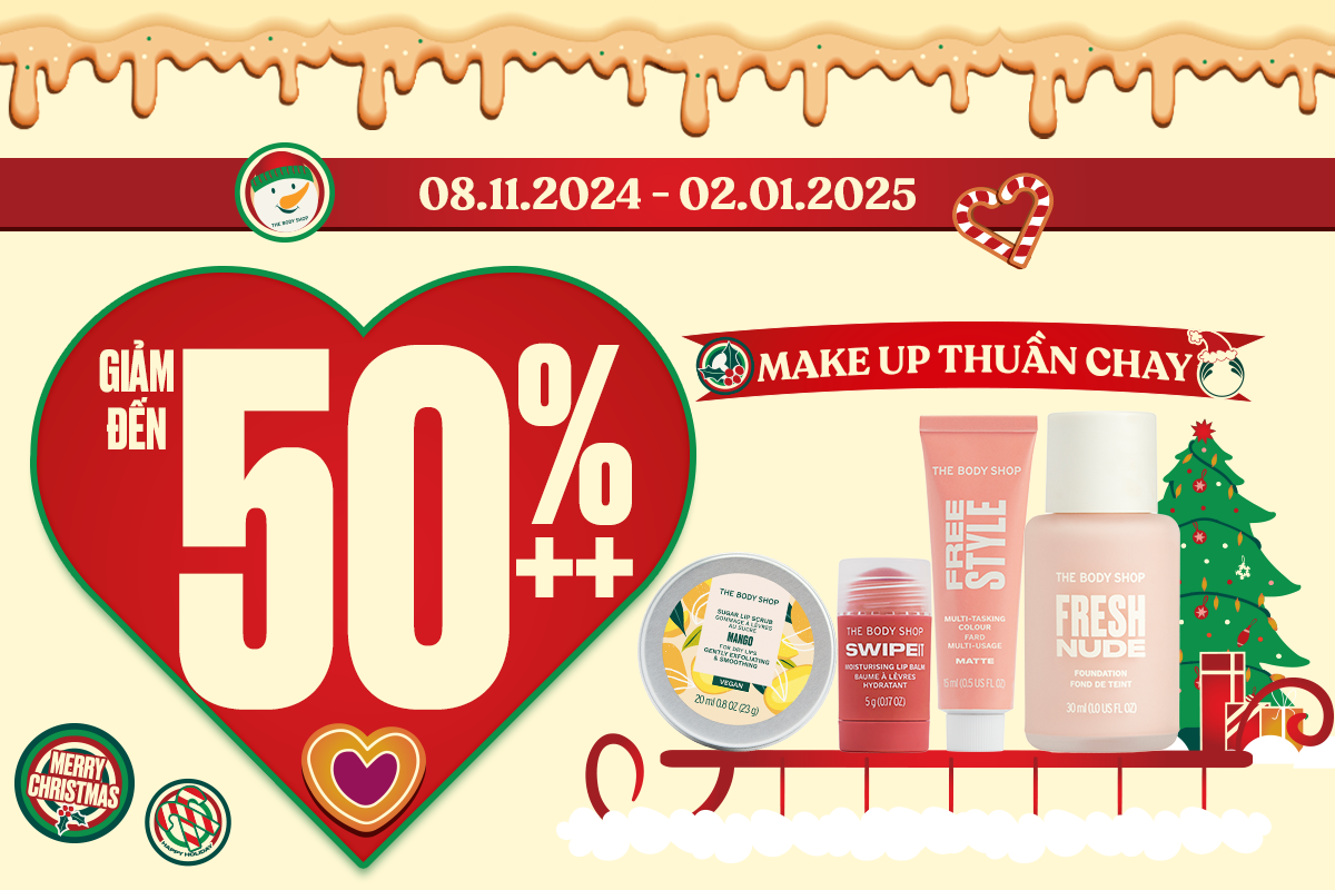 THE BODY SHOP | DA BỪNG SẮC - DEAL CỰC GẮT