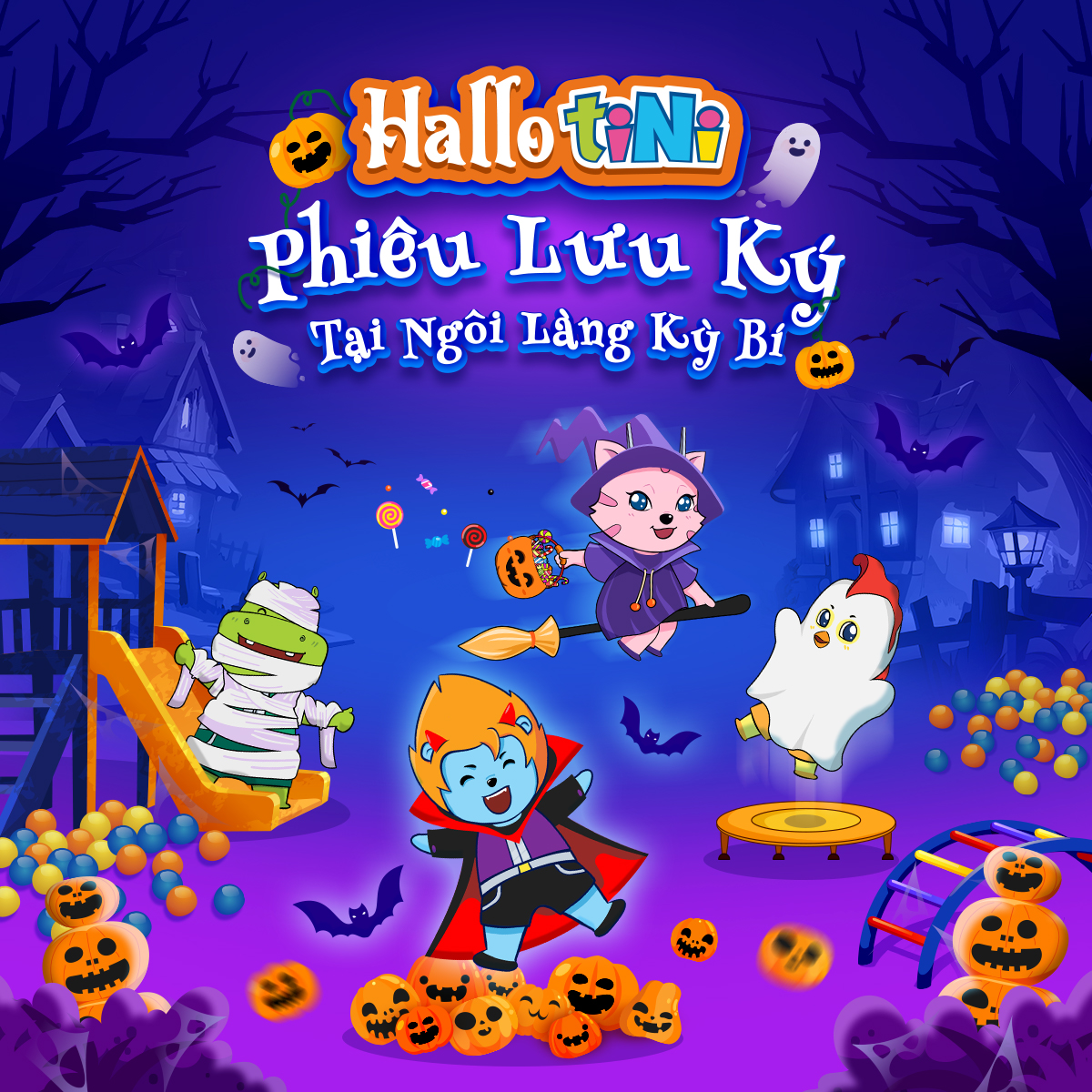 TINI WORLD | HALLOWEEN PHIÊU LƯU NGÔI LÀNG KỲ BÍ