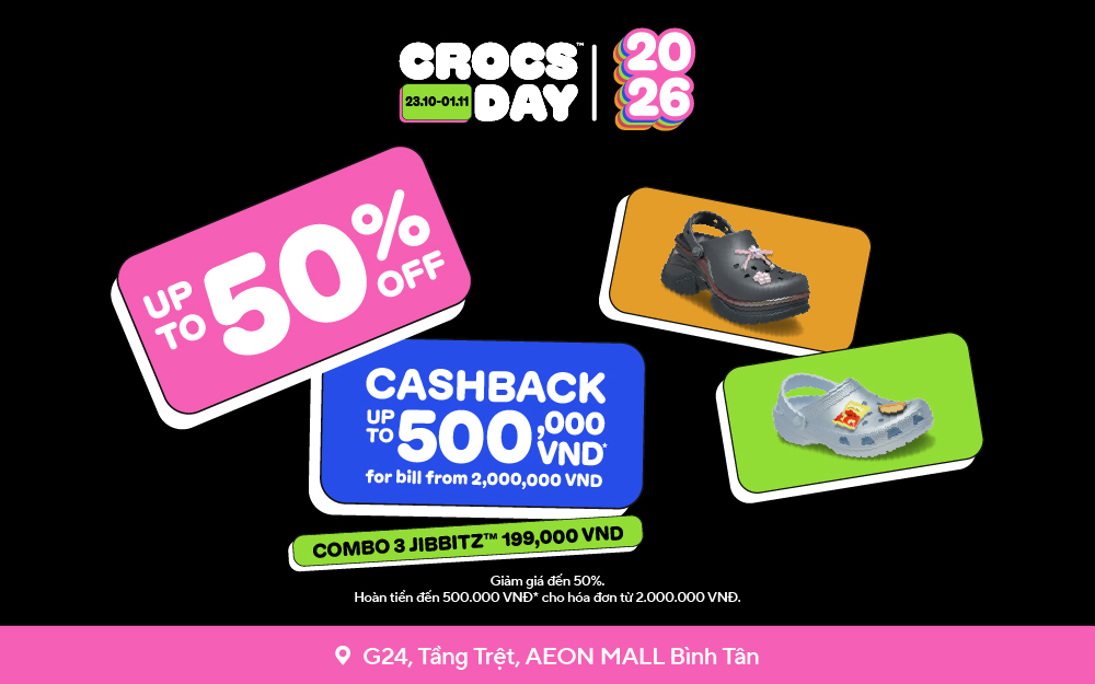 It's Crocs Day - Ngày của Crocs tới rồi đây