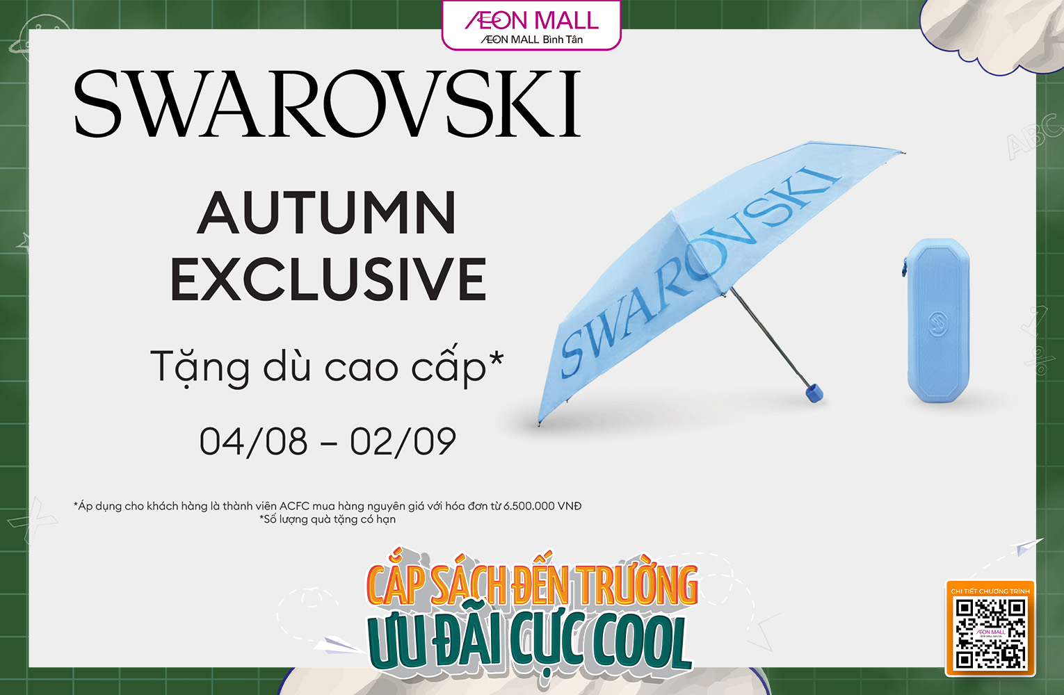 SWAROVSKI AUTUMN EXCLUSIVE | TẶNG DÙ CAO CẤP