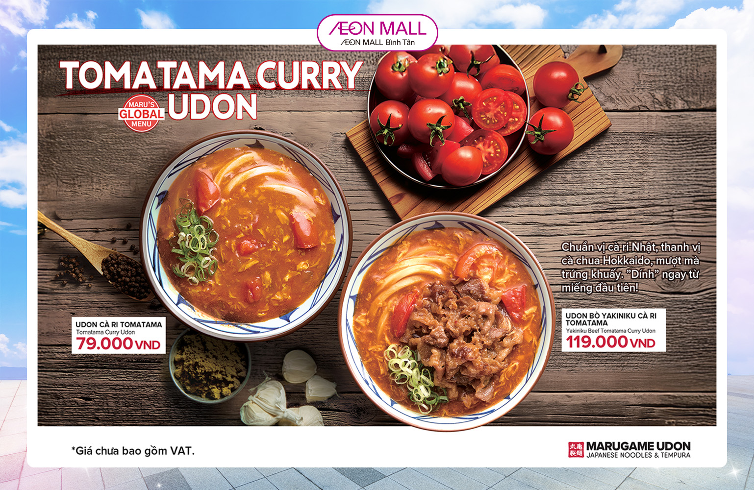 TOMATAMA CURRY UDON – TÂN BINH MÙA THU, GÂY SỐT 5 NĂM LIỀN TẠI NHẬT