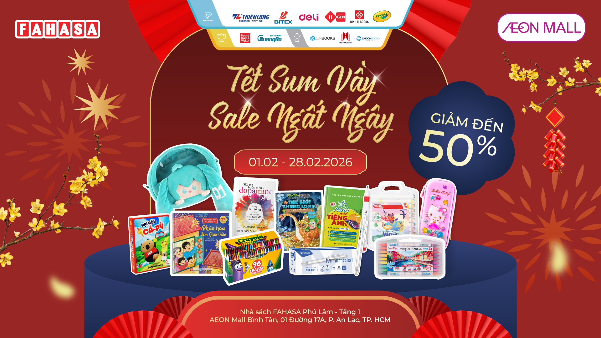 [FAHASA] TẾT SUM VẦY - SALE NGẤT NGÂY