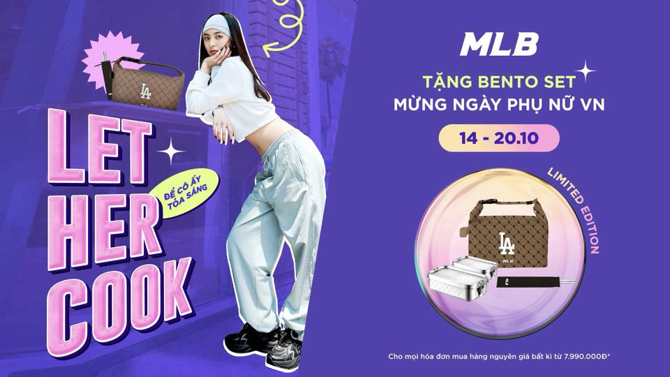 MLB |  LET HER COOK - TẶNG BENTO SET MỪNG NGÀY PHỤ NỮ VIỆT NAM