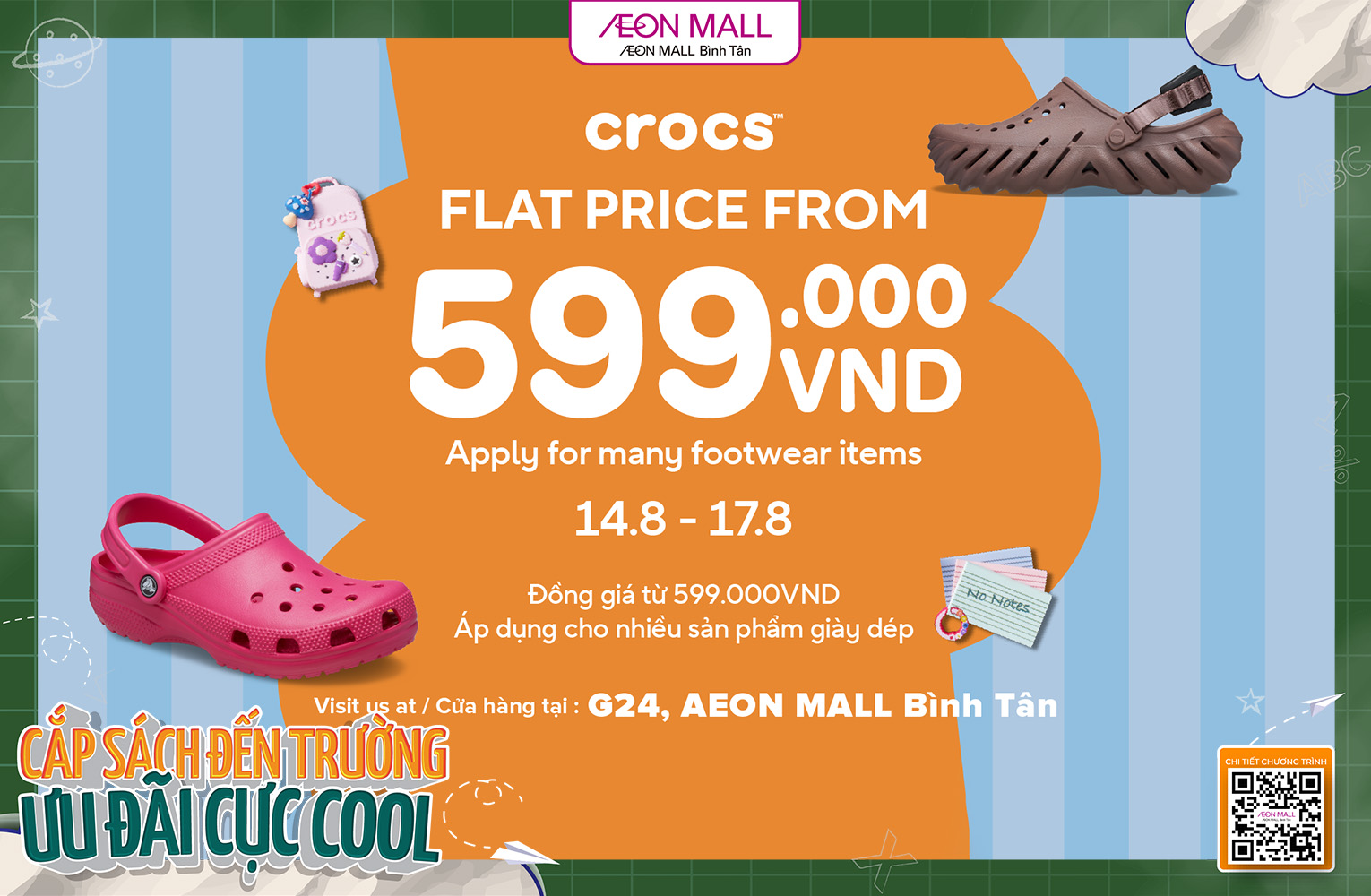 CROCS ĐỒNG GIÁ, SẮM THẢ GA