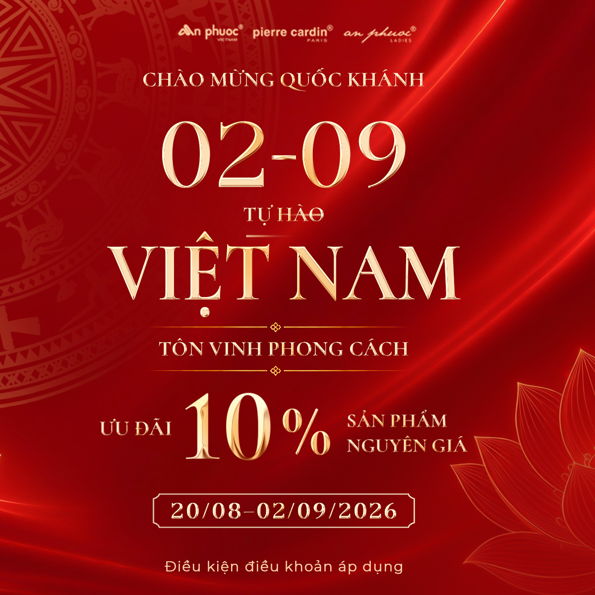 CHÀO MỪNG QUỐC KHÁNH 02.09  TỰ HÀO VIỆT NAM – TÔN VINH PHONG CÁCH