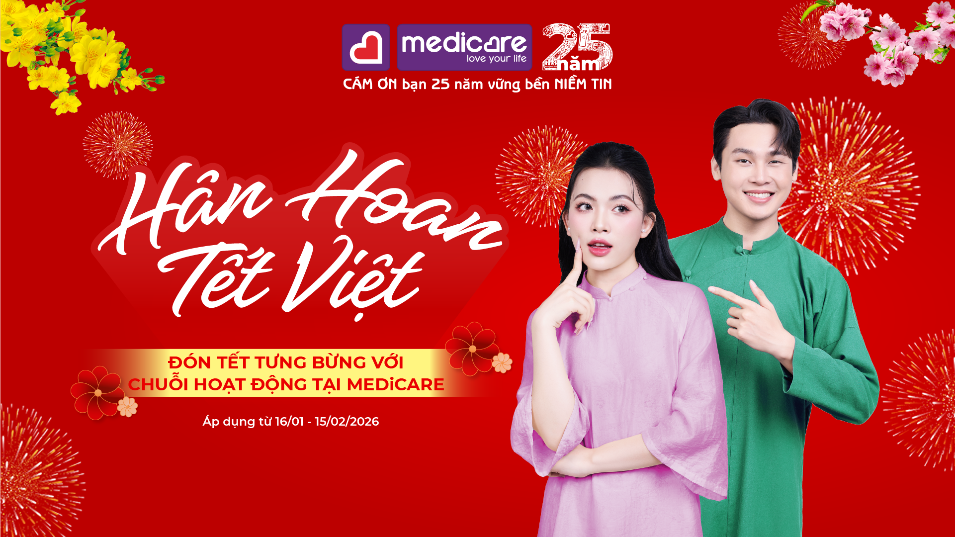 HÂN HOAN TẾT VIỆT - ĐÓN TẾT TƯNG BỪNG VỚI CHUỖI HOẠT ĐỘNG TẠI MEDiCARE