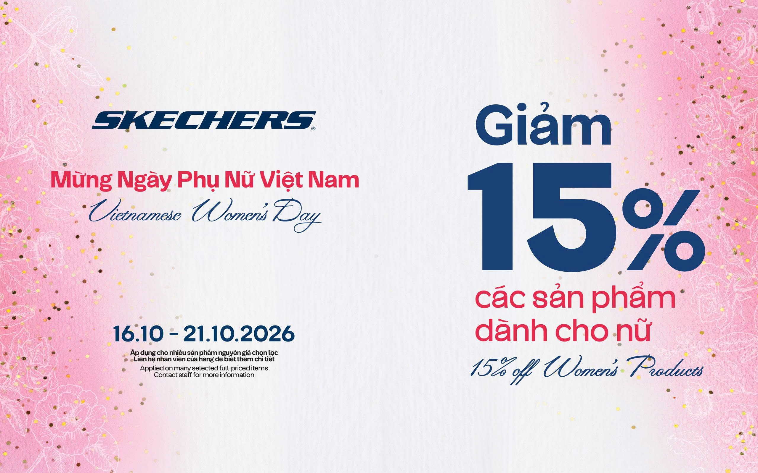 SKECHERS MỪNG NGÀY PHỤ NỮ VIỆT NAM - NÂNG NIU NÀNG THEO CÁCH RIÊNG