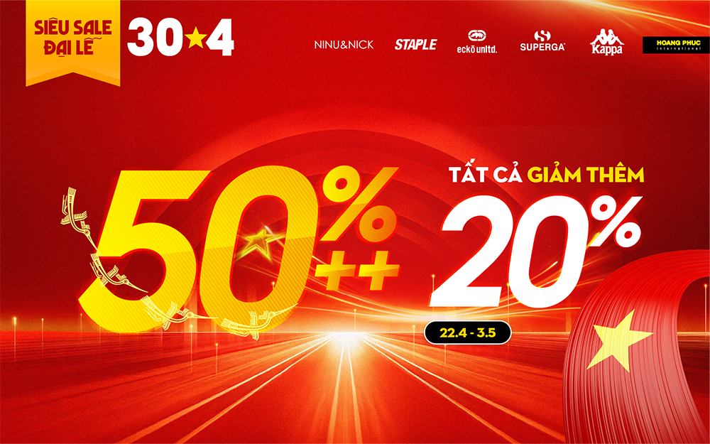 SIÊU SALE ĐẠI LỄ 30/4