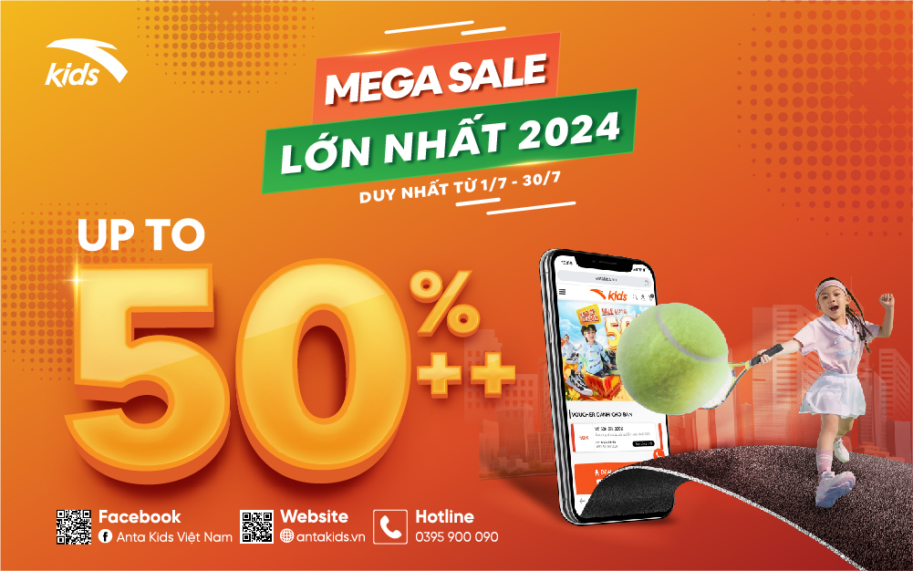 MEGA SALE LỚN NHẤT NĂM 2024 - SALE UP TO 50%++