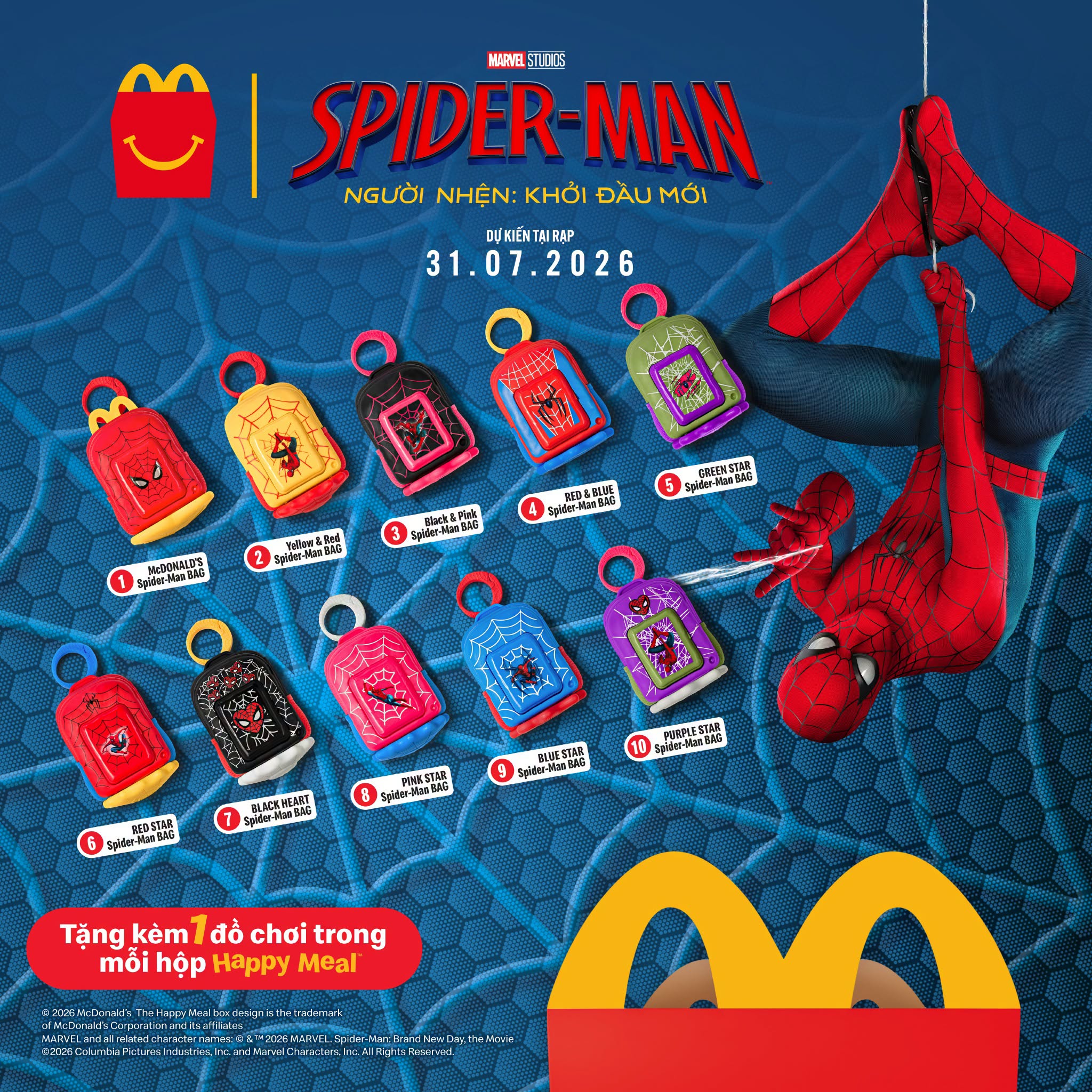 HAPPY MEAL x SPIDER-MAN: MỞ HỘP, ĐÓN BẤT NGỜ NÀO CÁC "TƠ CON" ƠI!