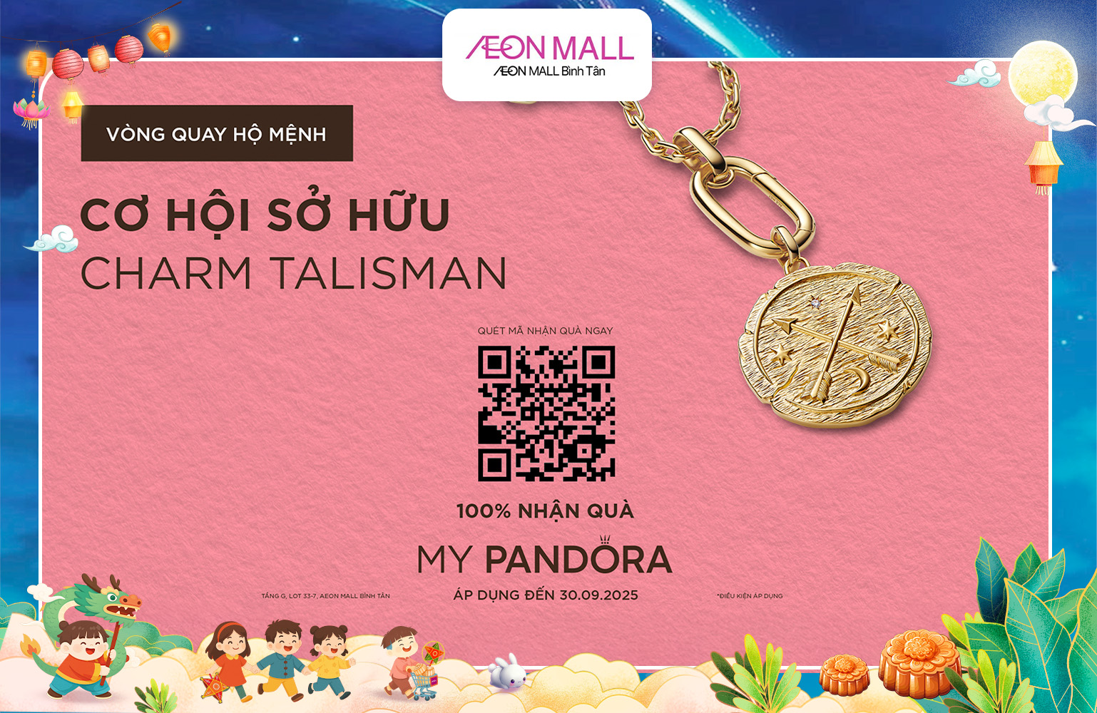 VÒNG QUAY HỘ MỆNH | SỞ HỮU CHARM PANDORA​