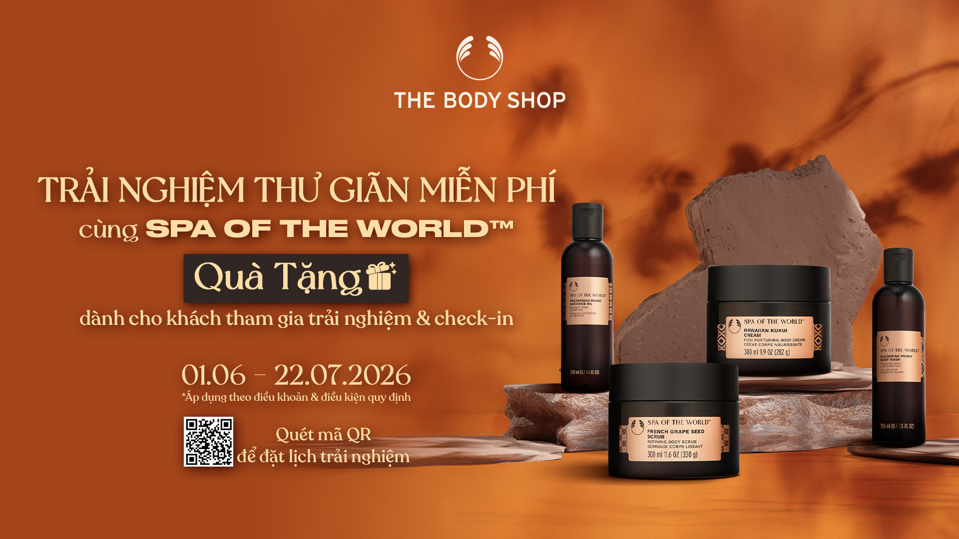 TRẢI NGHIỆM DƯỠNG TAY MIỄN PHÍ CÙNG SPA OF THE WORLD™!