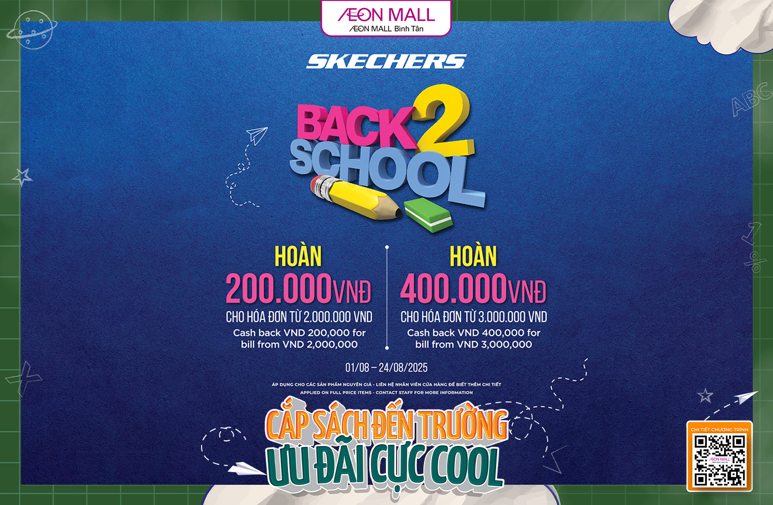 BACK TO SCHOOL - ƯU ĐÃI MÙA TỰU TRƯỜNG CỰC HOT