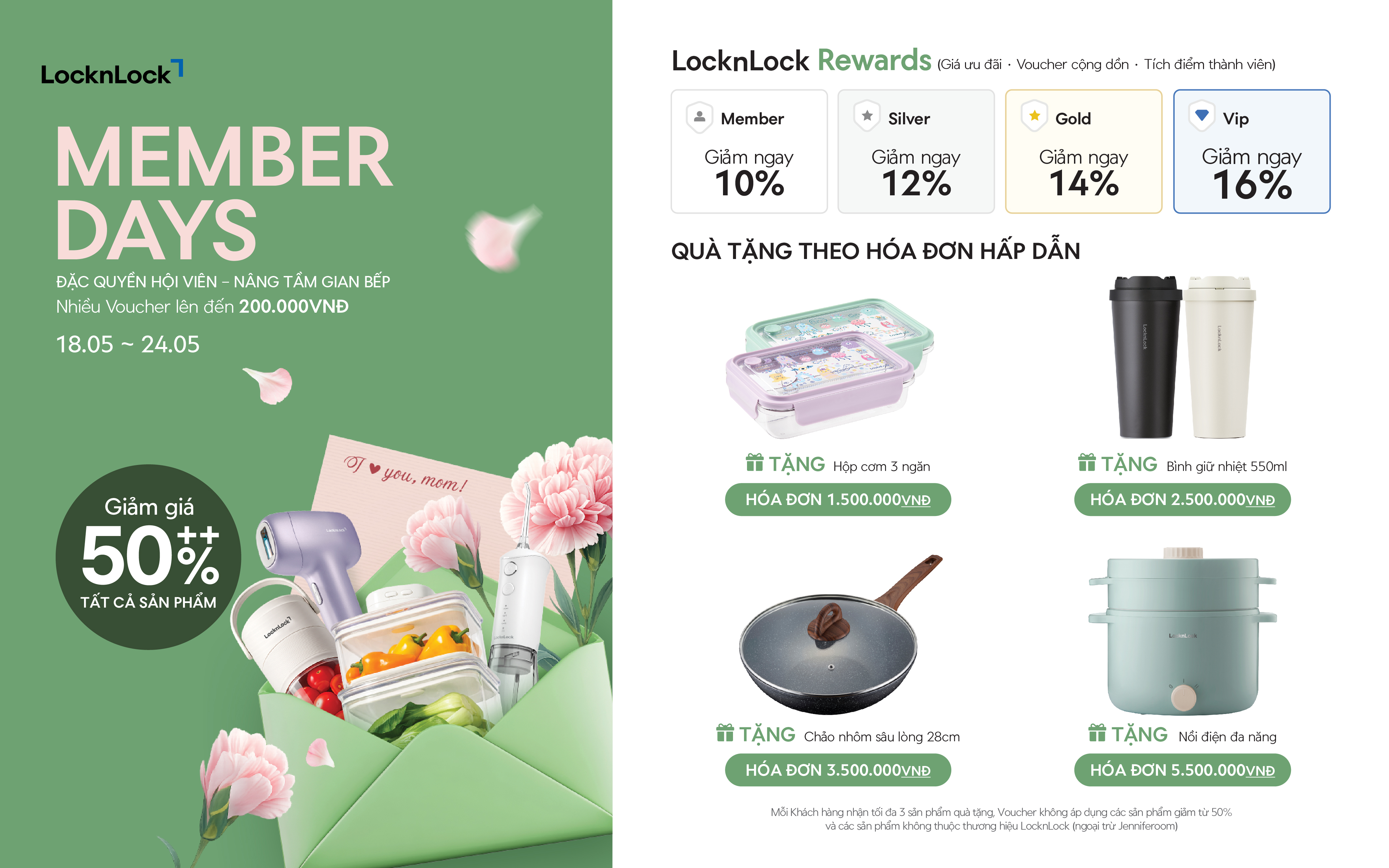 MEMBER DAYS THÁNG 5 | ĐẶC QUYỀN HỘI VIÊN - NÂNG TẦM GIAN BẾP