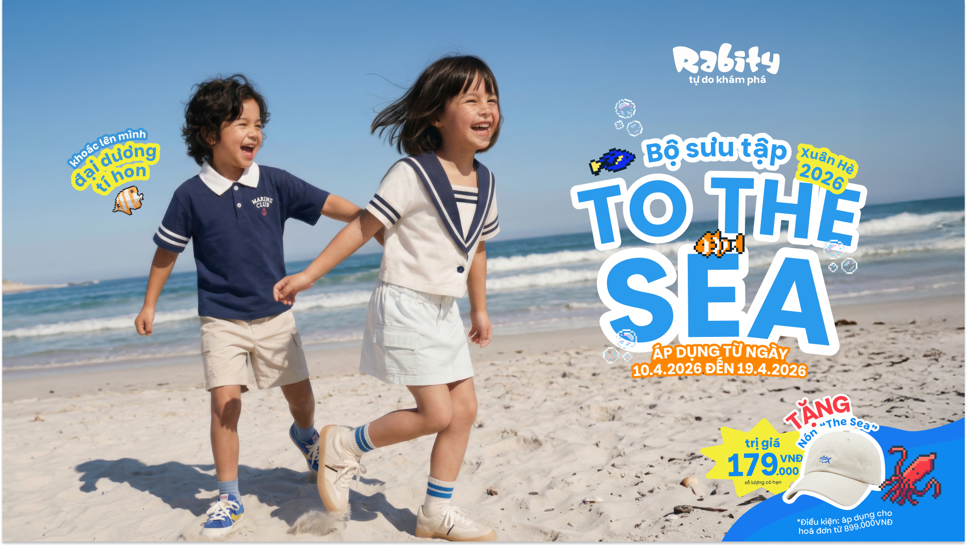 RABITY RA MẮT BST “TO THE SEA” - RA KHƠI MÊ SAY, HÈ ĐẦY NĂNG LƯỢNG